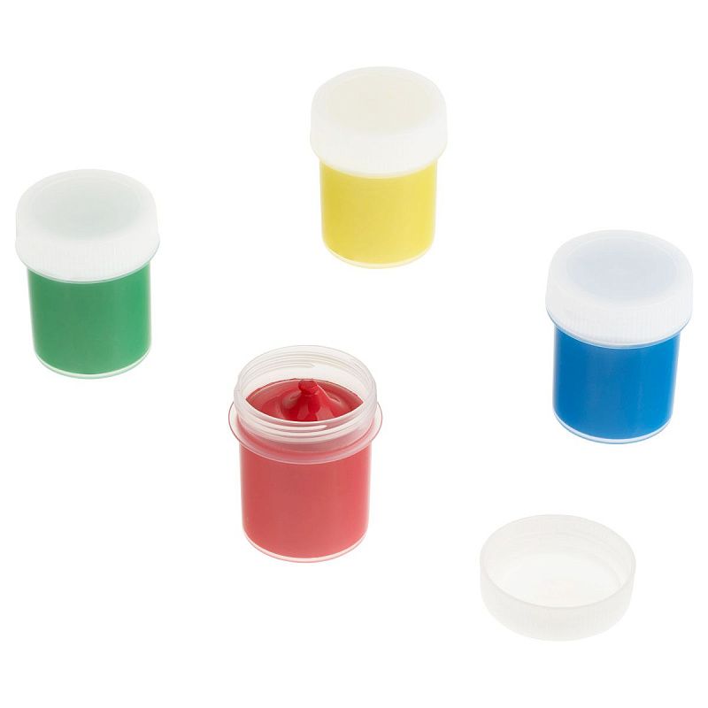 Краски пальчиковые классические Мульти-Пульти "Мои первые пальчиковые краски", 4 цвета, 140 мл, для малышей, 1+, картон