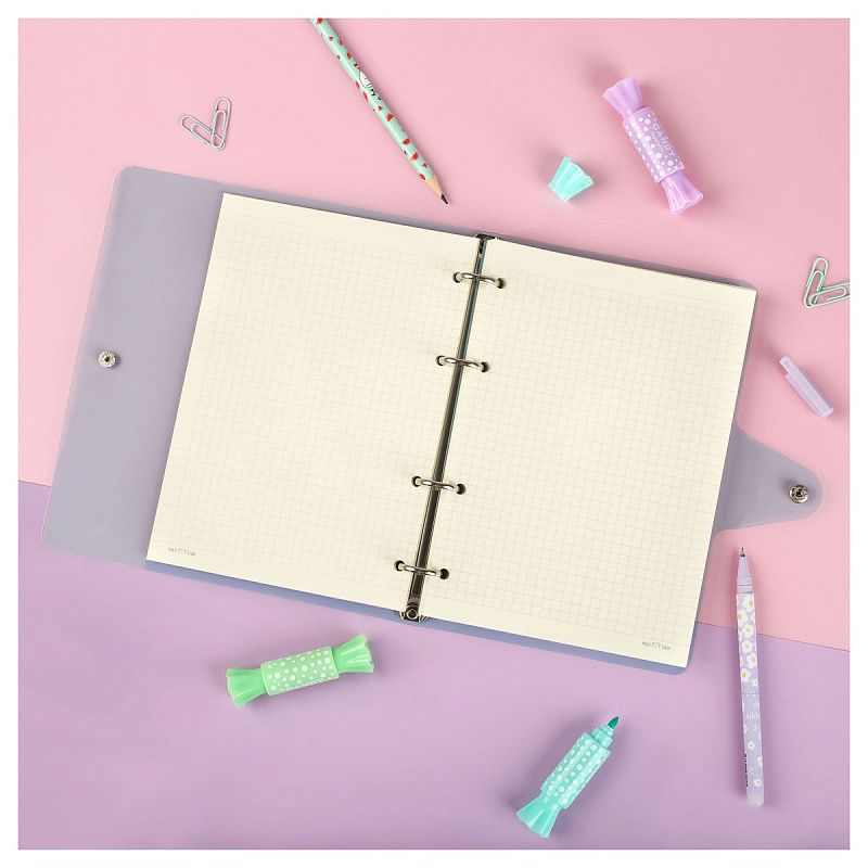 Тетрадь на кольцах 120л., А5, клетка MESHU "Quack-Quack", с пластиковой обложкой