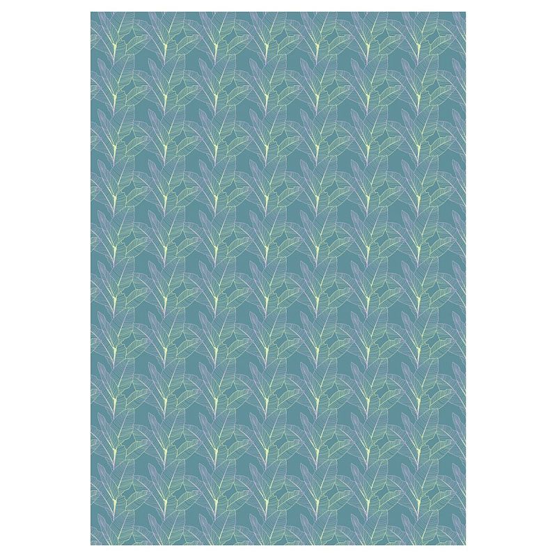 Упаковочная бумага глянц. 70*100см, MESHU "Grace twigs", 80 г/м2, ассорти, 5 дизайнов