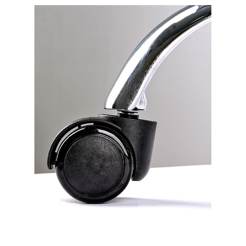 Кресло руководителя Helmi HL-E16 "Content", ткань/сетка/экокожа черная, хром