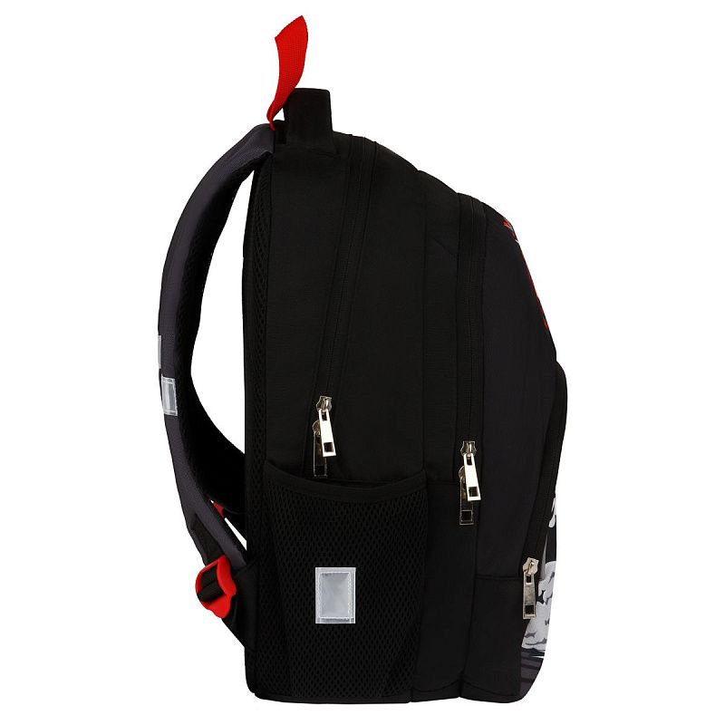 Рюкзак ArtSpace School "Race", 40*28*18см, 2 отделения, 3 кармана, уплотн. спинка 