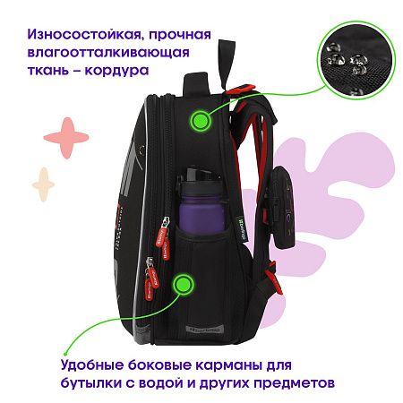 Ранец Berlingo Expert "Game on" 37*28*16см, 2 отделения, 2 кармана, анатомическая спинка 