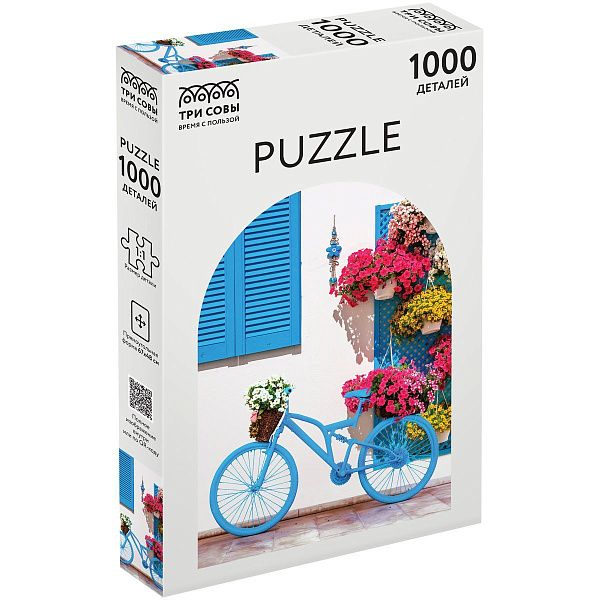 Пазл  1000 эл. ТРИ СОВЫ "Голубое окошко"
