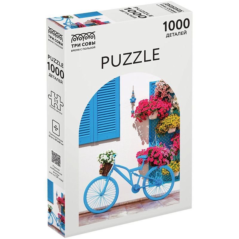 Пазл  1000 эл. ТРИ СОВЫ "Голубое окошко"