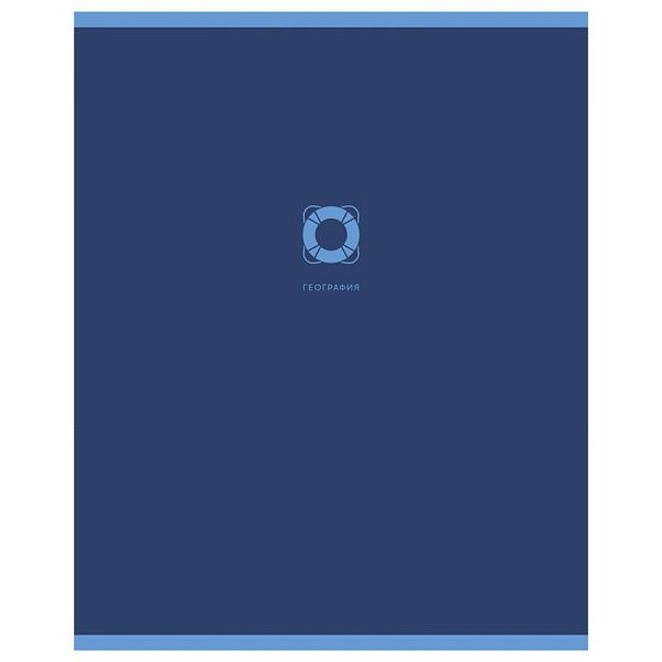 Тетрадь предметная 48л. BG "Monocolor. Element" - География, ламинация soft-touch, выб. лак, 70г/м2