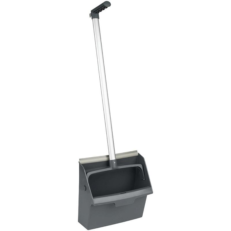 Совок для мусора со щеткой-сметкой OfficeClean Professional, длина рукоятки совка 64см, щетки-сметки 69см (помещение/улица)