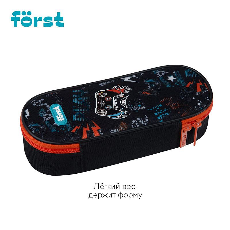 Пенал корпусный 1 отделение, 220*90*45 Först "Flawless Victory", полиэстер 