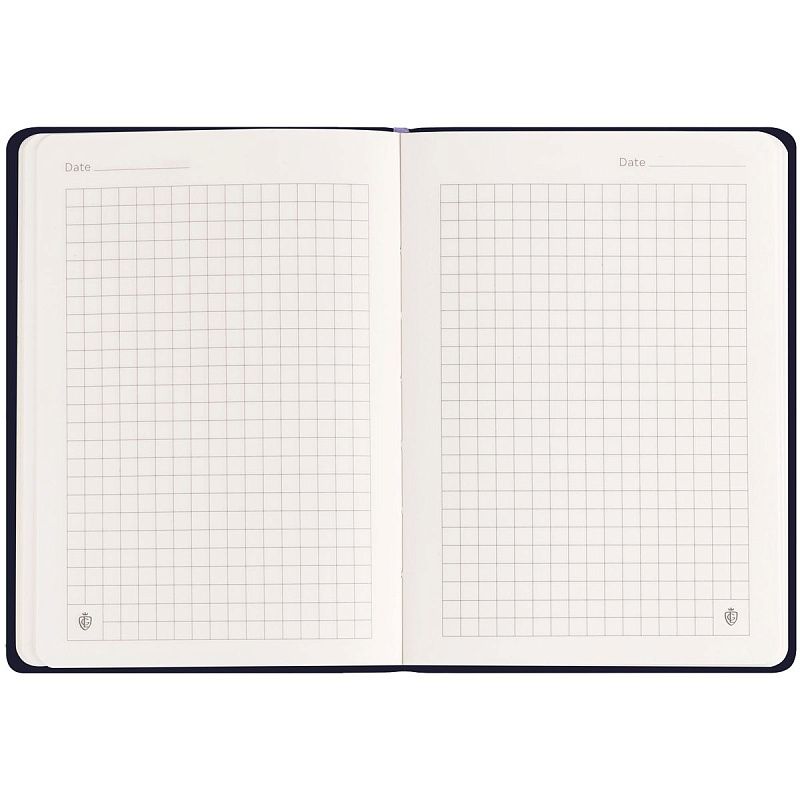 Записная книжка А6 80л. ЛАЙТ, кожзам, Greenwich Line "Classic. Lilac", с резинкой, фактурное тиснение, блок в клетку
