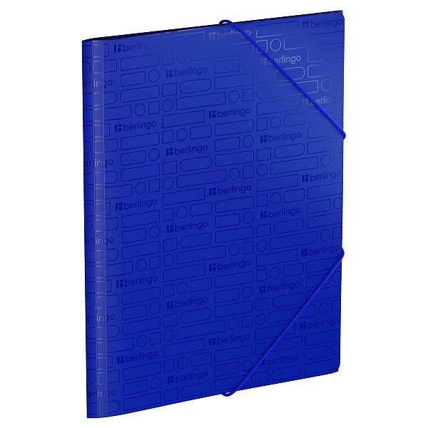 Папка на резинке Berlingo "Your Way" А4, 600мкм, синяя