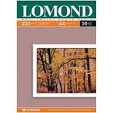 Фотобумага А4 для стр. принтеров Lomond, 220г/м2 (50л) матовая двусторонняя
