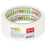 Клейкая лента малярная креппированная 38 мм x 25 м, STAFF, 229059