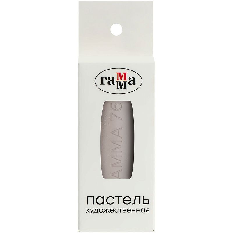 Пастель художественная Гамма, серая розовая № 763, штучная, картон.упак.