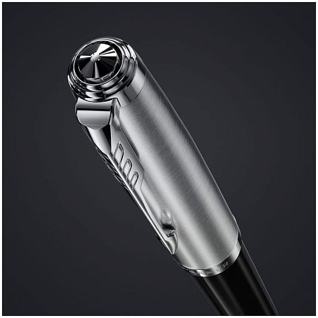 Ручка шариковая Parker "51 Black CT" черная, 1,0мм, поворот., подарочная упаковка 