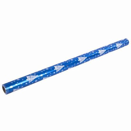 Бумага упаковочная С ЭФФЕКТАМИ BIG SIZE новогодняя "Blue Winter", 0,7х10 м, ЗОЛОТАЯ СКАЗКА, 591949