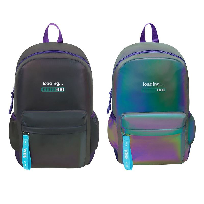 Рюкзак MESHU My City "Loading", 46*30*13см, светоотражающий, 1 отделение, 4 кармана, уплотн. спинка 