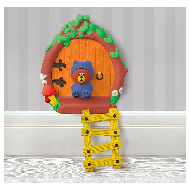 Набор для росписи из гипса ТРИ СОВЫ "В гостях у Мишки", с красками и кистью, картонная коробка