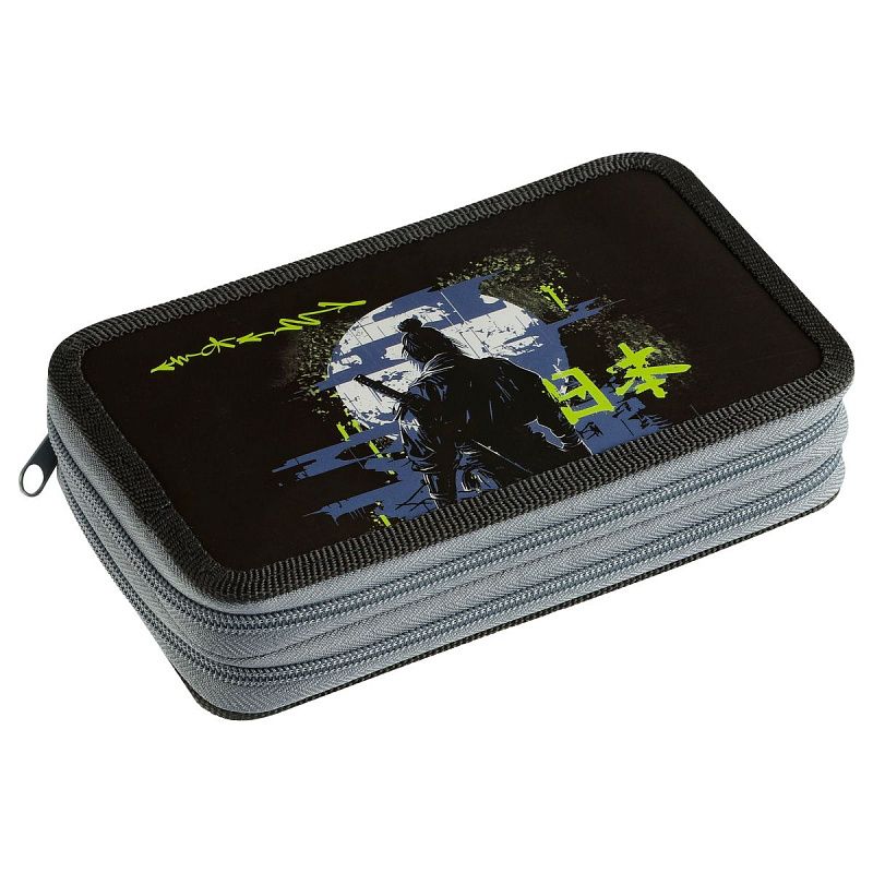 Пенал 2 отделения, 190*110 ArtSpace "Samurai", ламинированный картон 