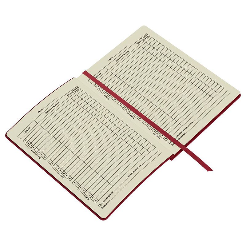 Дневник 1-11 кл. 48л. (ЛАЙТ) BG "Total red", иск. кожа, тиснение, цветн. срез, ляссе