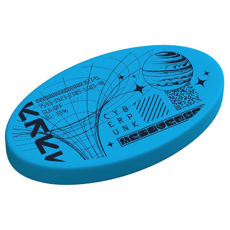 Ластик Berlingo "Future Tech", овальный, термопластичная резина, 50*28*7мм, ассорти 