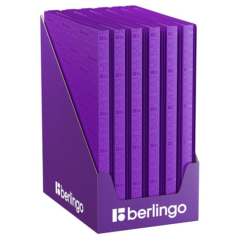 Папка с 10 вкладышами Berlingo "Your Way" А4, 17мм, 600мкм, фиолетовая, с внутр. карманом 