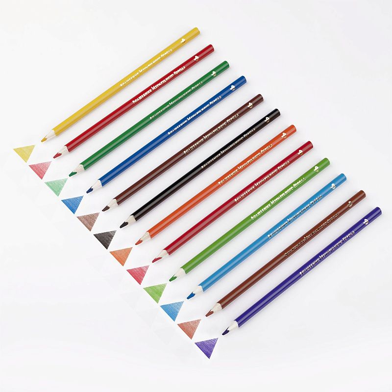 Карандаши цветные Мульти-Пульти "Волшебник Изумрудного Города", 12цв., трехгр, заточен., картон, европодвес