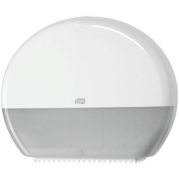 Диспенсер для туалетной бумаги в больших рулонах Tork (Т1) пластик, механический, белый