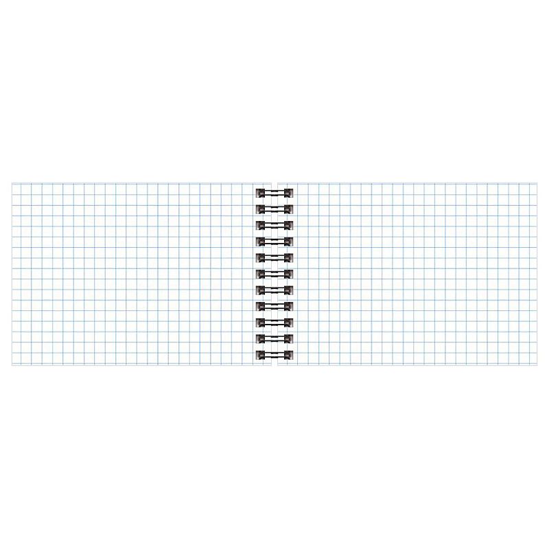 Блокнот А6 60л. на гребне BG "Just black"