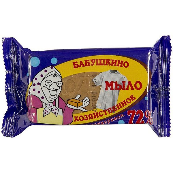 Мыло хозяйственное 72% ММЗ "Бабушкино с глицерином", 150г 