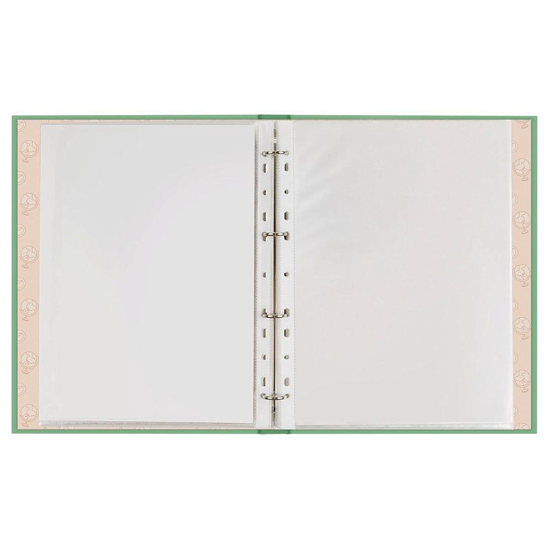 Папка-портфолио 7БЦ А4 BG, на 4 кольцах для школьника "Котята-школьники", 20 файлов, 10 вкладышей. 