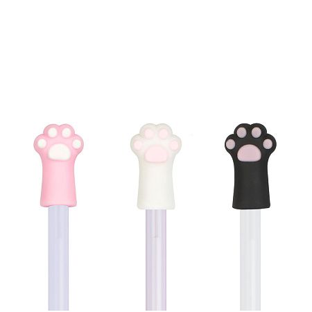 Ручка шариковая MESHU "Paws" синяя, 0,7мм, корпус ассорти 
