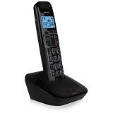 Телефон беспроводной Texet TX-D7505A, АОН, 20 номеров, крупные клавиши, черный