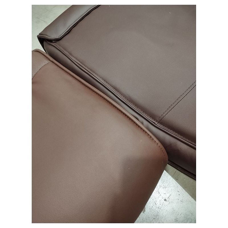 УЦЕНКА-Кресло руководителя Helmi HL-E03 "Accept", экокожа коричневая