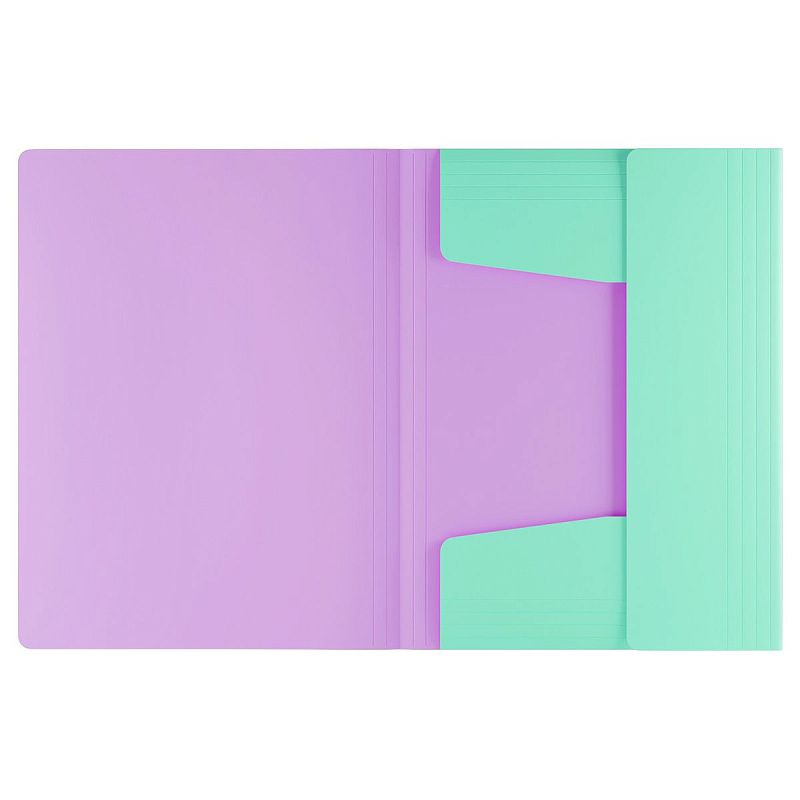 Папка на резинке Berlingo "Haze" А4, пластик, 600мкм, мятная, софт-тач 