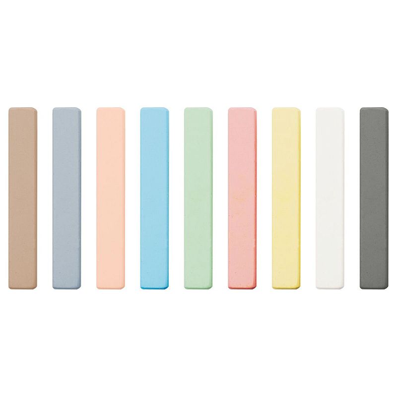 Мелки цветные Мульти-Пульти "Чебурашка", 9цв., картонная коробка, европодвес 