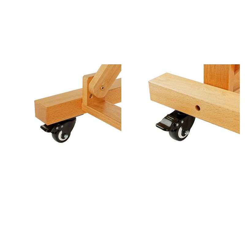 Мольберт напольный студийный трансформер Гамма "Старый мастер", 60*65*142 (300)см, для двух холстов,