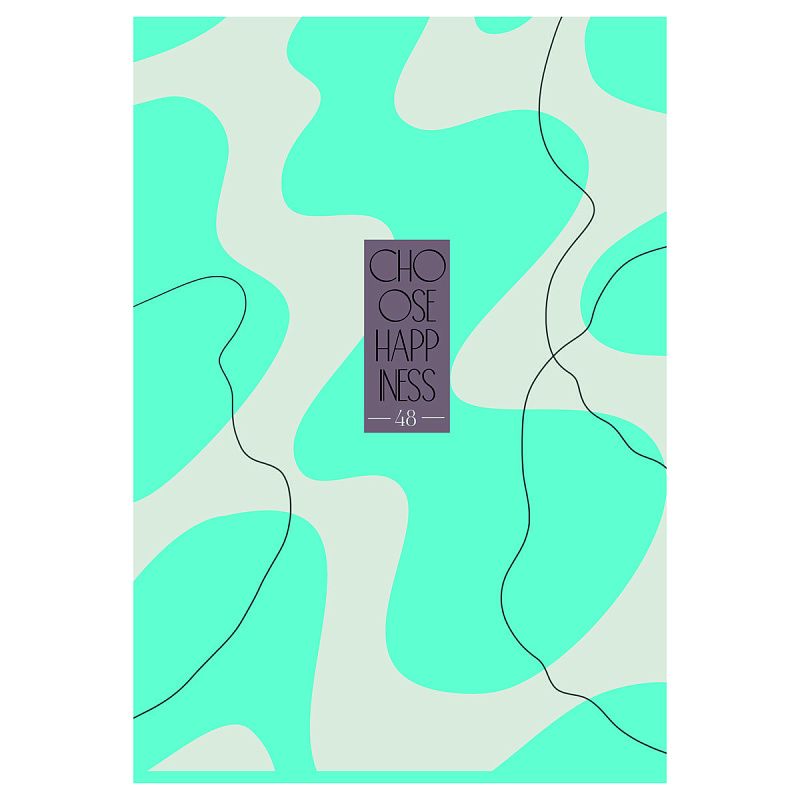 Тетрадь 48л., А4, клетка BG "Выбираю счастье"