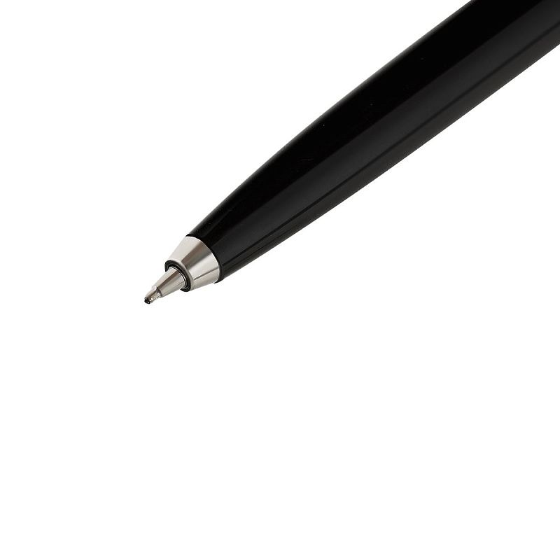 Ручка шариковая Luxor "Star" синяя, 0,7мм, корпус синий/хром, кнопочный механизм, футляр 