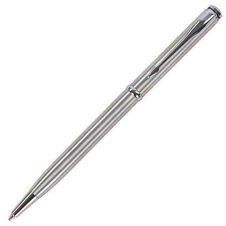 Ручка подарочная шариковая GALANT "Arrow Chrome", корпус серебристый, хромированные детали, пишущий узел 0,7 мм, синяя, 140408 