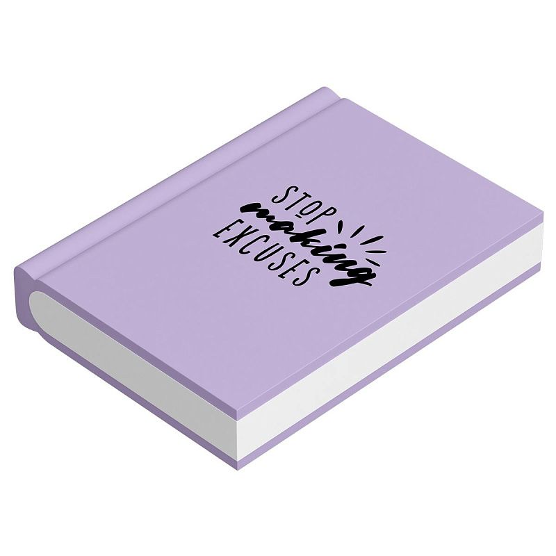 Ластик Berlingo "Notebook", термопластичная резина, цвета ассорти, 48*34*8мм 