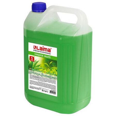 Мыло жидкое 5 л, ЛАЙМА PROFESSIONAL "Алоэ и зеленый чай", 601431 