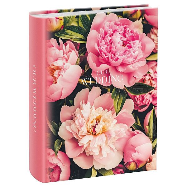 Фотоальбом магнитный 20 листов 23*28см, внутренняя спираль, ArtSpace "Our Wedding"
