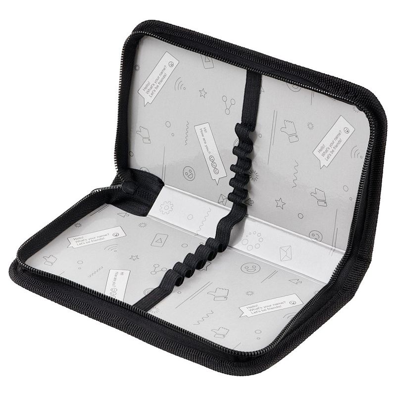 Пенал 1 отделение, 190*110 Först" Eyes in the dark" (Глаза в темноте), ламинированный картон 