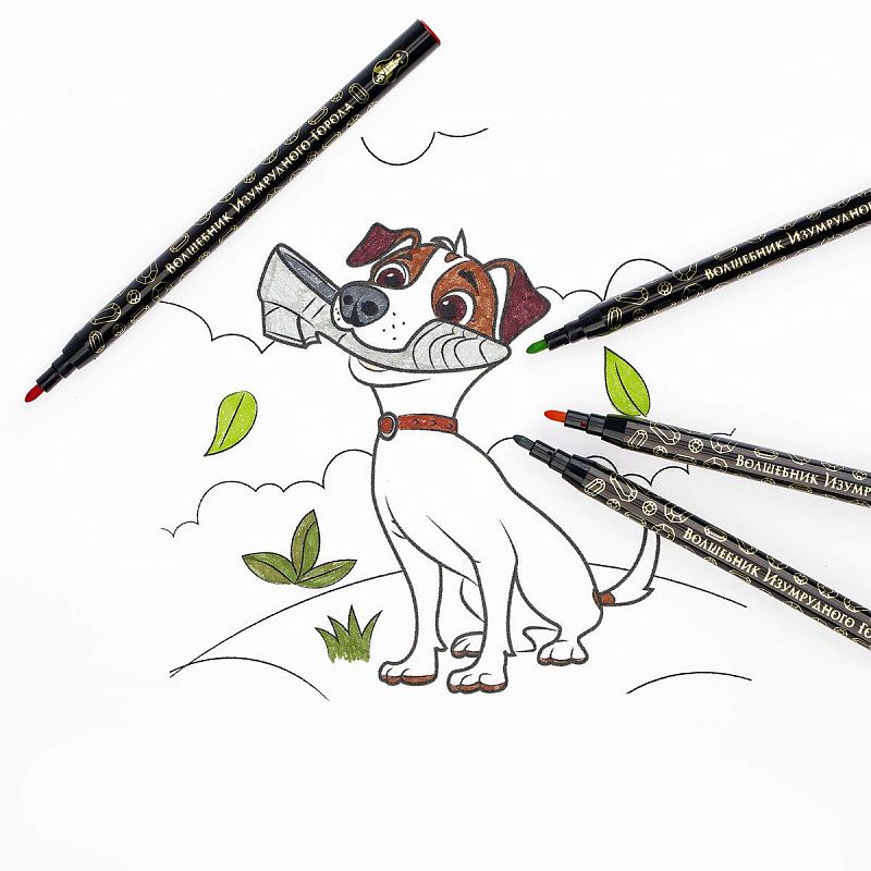 Фломастеры Мульти-Пульти "Волшебник Изумрудного Города", 40 цв., смываемые, туба