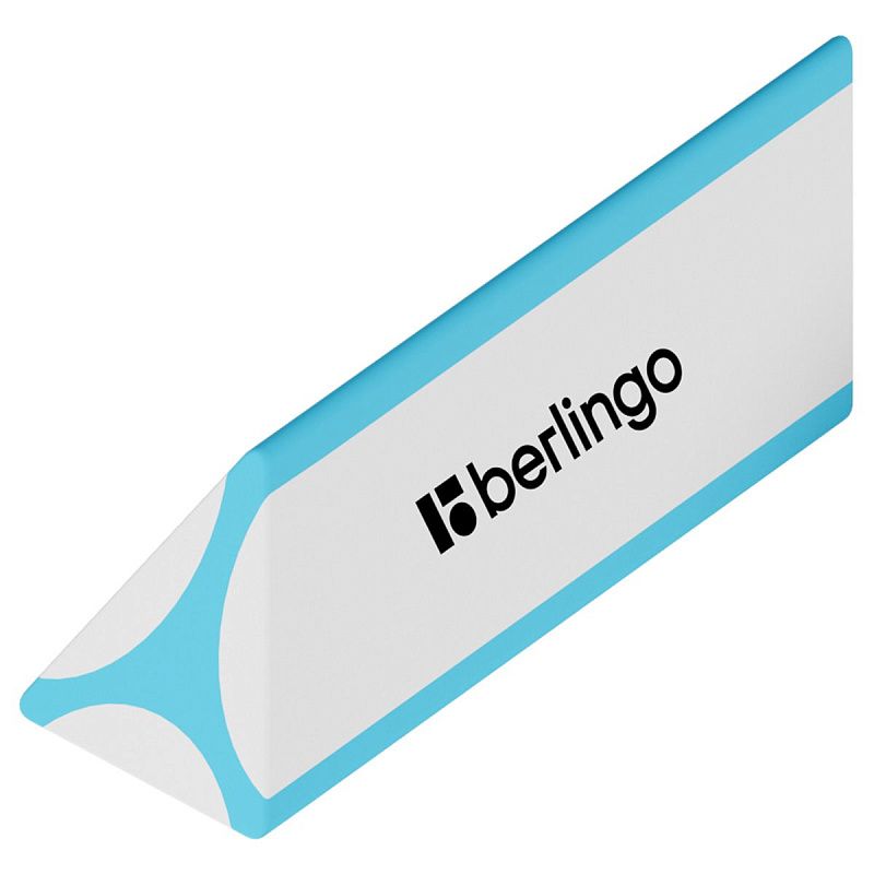 Ластик Berlingo "Triangle Pro", треугольный, скошенный, термопластичная резина, 57*16*16мм 