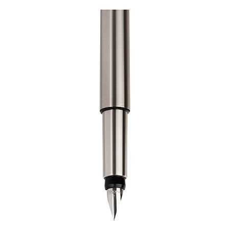 Ручка перьевая Parker "Vector Stainless Steel" синяя, 0,8мм, подарочная упаковка 