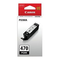 Картридж струйный CANON (PGI-470PGBK) PIXMA MG5740/MG6840/MG7740, черный пигментный, оригинальный, ресурс 300 стр., 0375C001