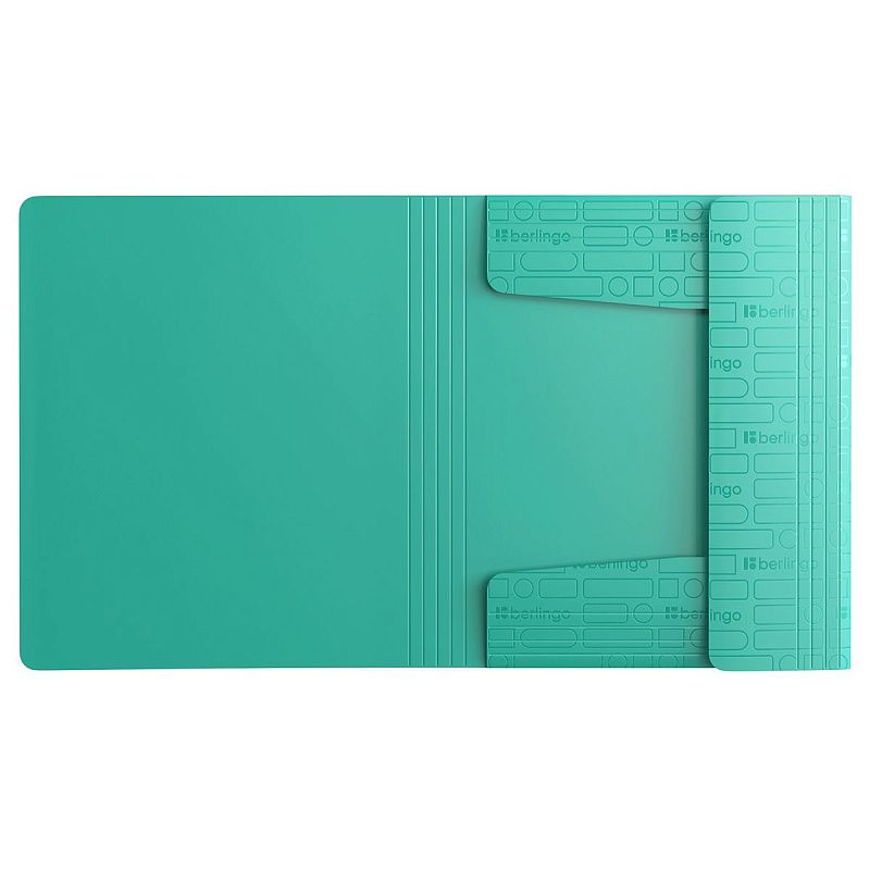 Папка для тетрадей на резинке Berlingo "Your Way" А5+, 600мкм, мятная 