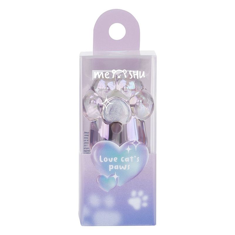 Точилка MESHU, "Crystal Paw", 1 отверстие, пвх-бокс 