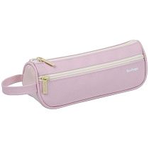Пенал-косметичка 1 отделение, 1 карман, 215*80*60 Berlingo "Polo pink", полиэстер