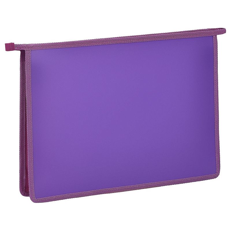 Папка для тетрадей 1 отделение, А4, ArtSpace "Guess Who Wins?", 325*230*55мм, ламинированный картон, фольга, на молнии 